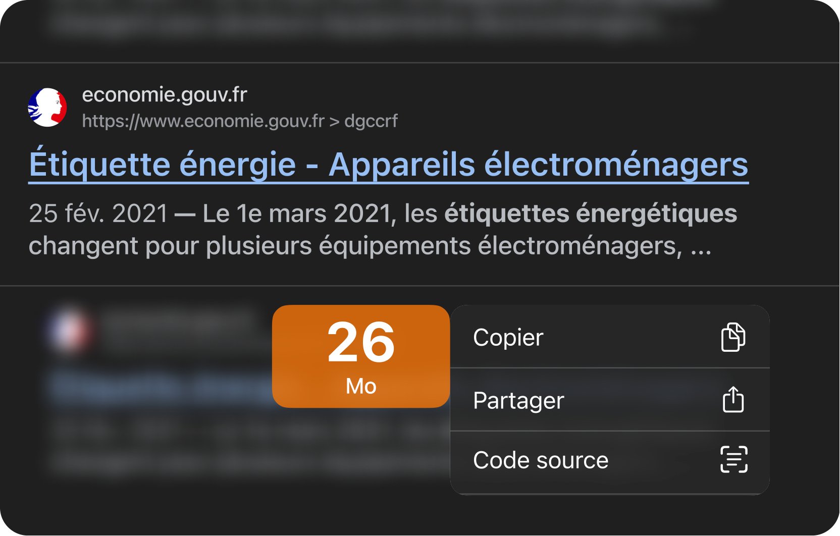 Figure 7 - Ajout du poids en données d’un site avant consultation